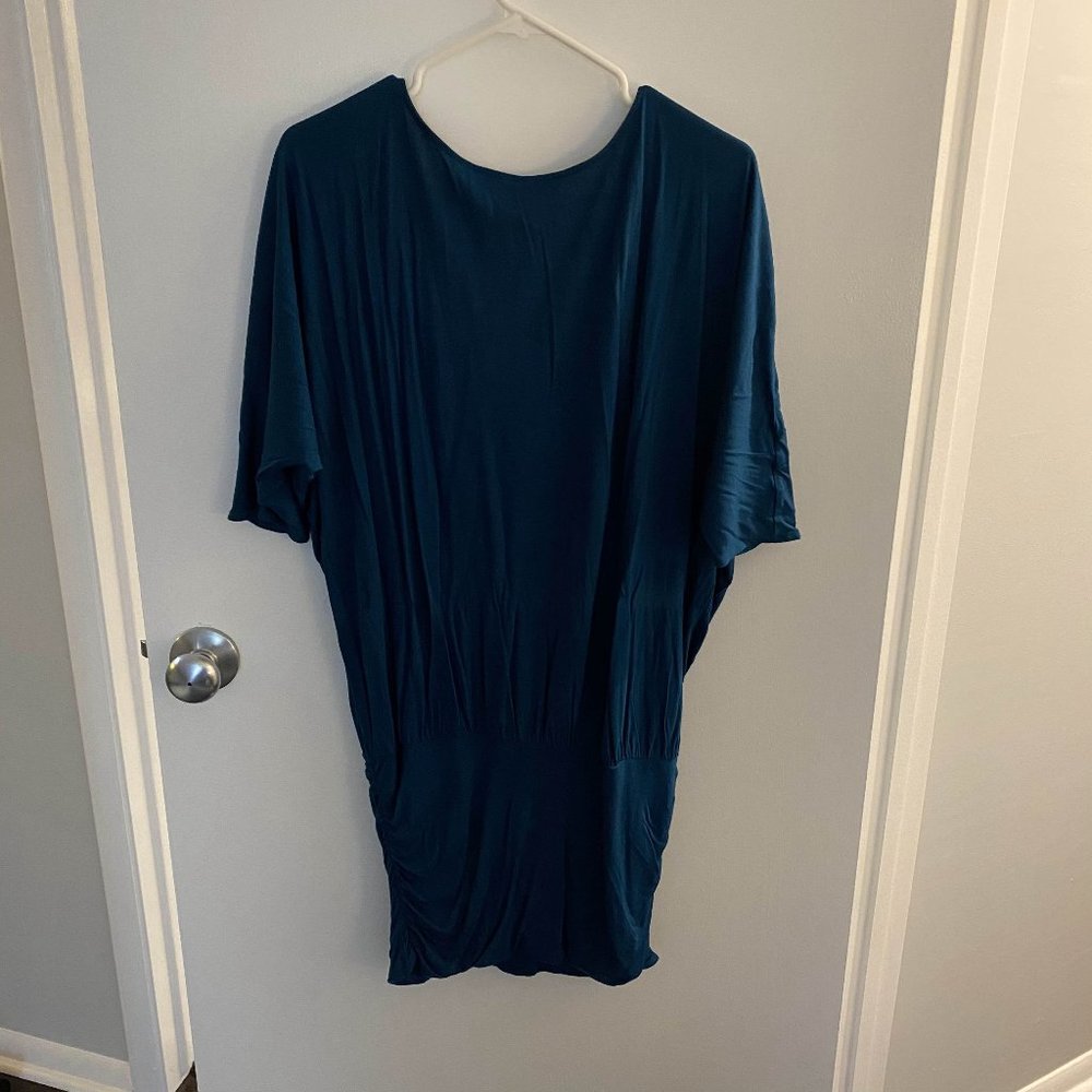 Teal shirt/dress